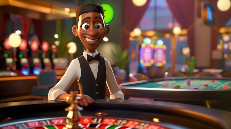 satta king live-dealer studio with professional croupier and HD camera setup