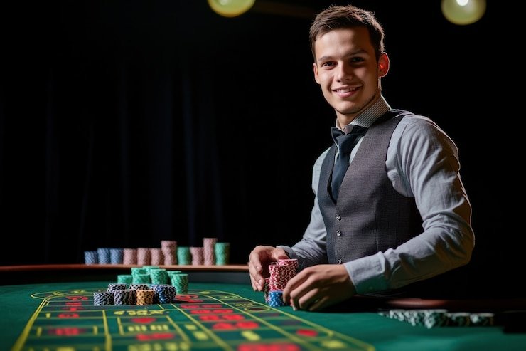 Free Bet Blackjack table on satta king with live dealer and split/double interface